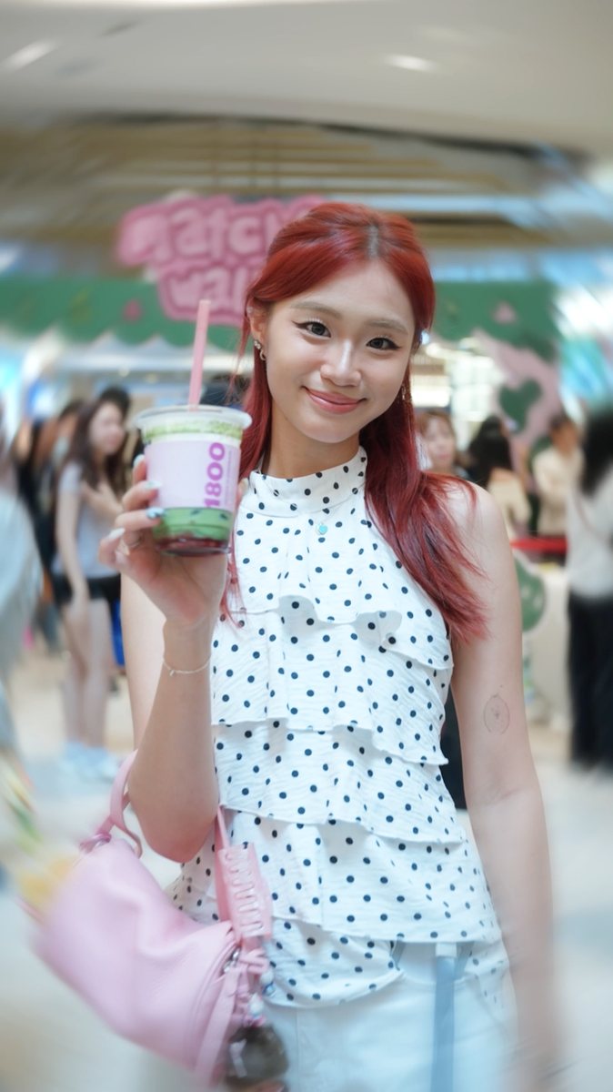 Strawberry matcha at MATCHAWALK